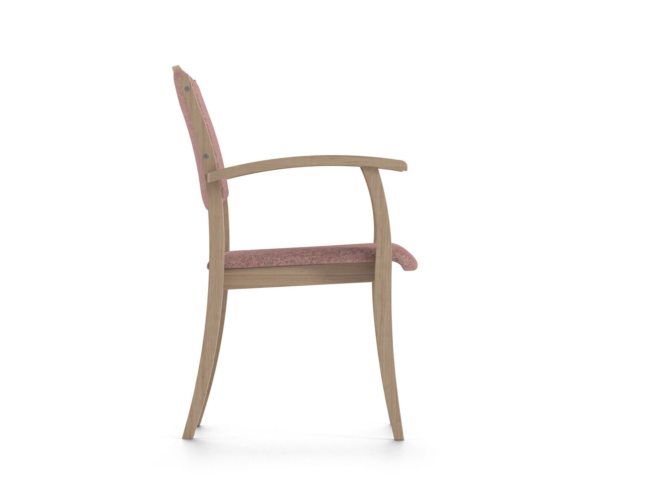 Тканевый мягкий штабелируемый стул с подлокотниками PIAVAL POLKA-Health &amp ARCH-00043724 - Вид №2