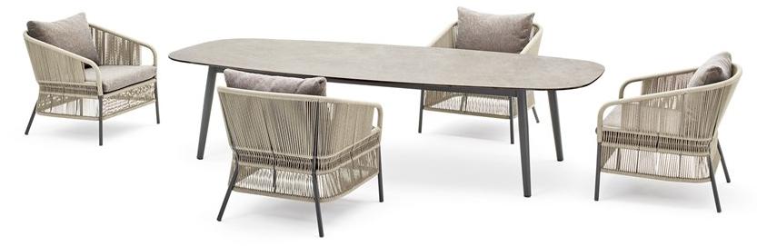 Varaschin Эллиптический садовый стол Ellisse 240tl - Вид №1