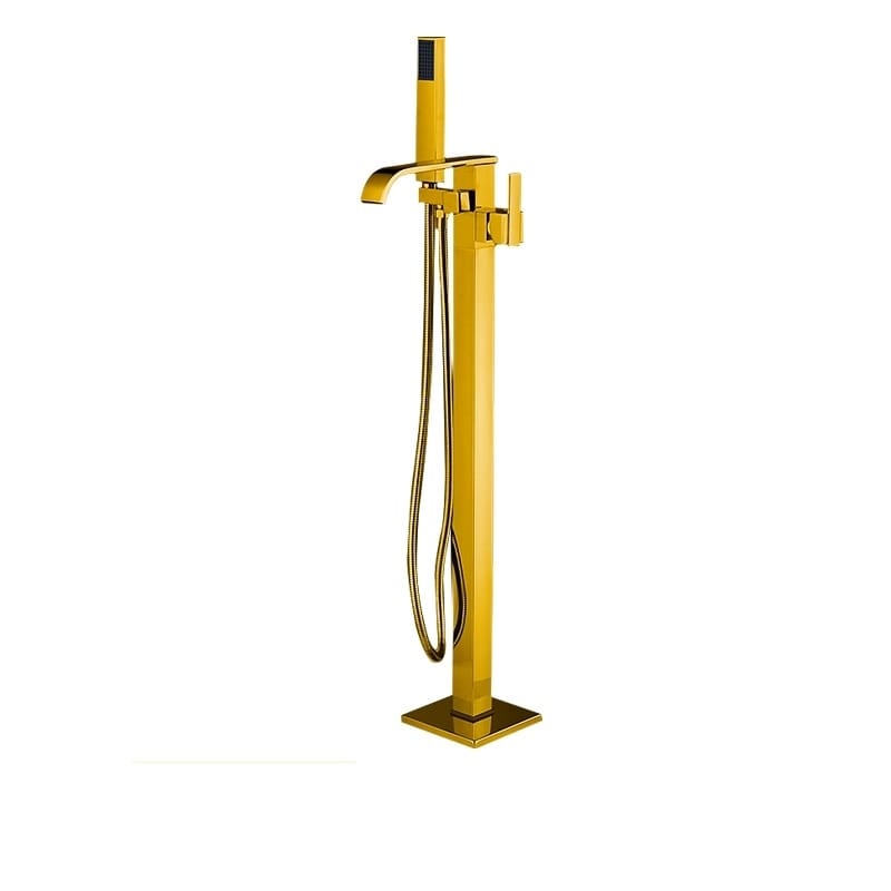 Латунный напольный смеситель для ванны с ручным душем Fontana Showers FS1384G ARCH-00130837 - Вид №2