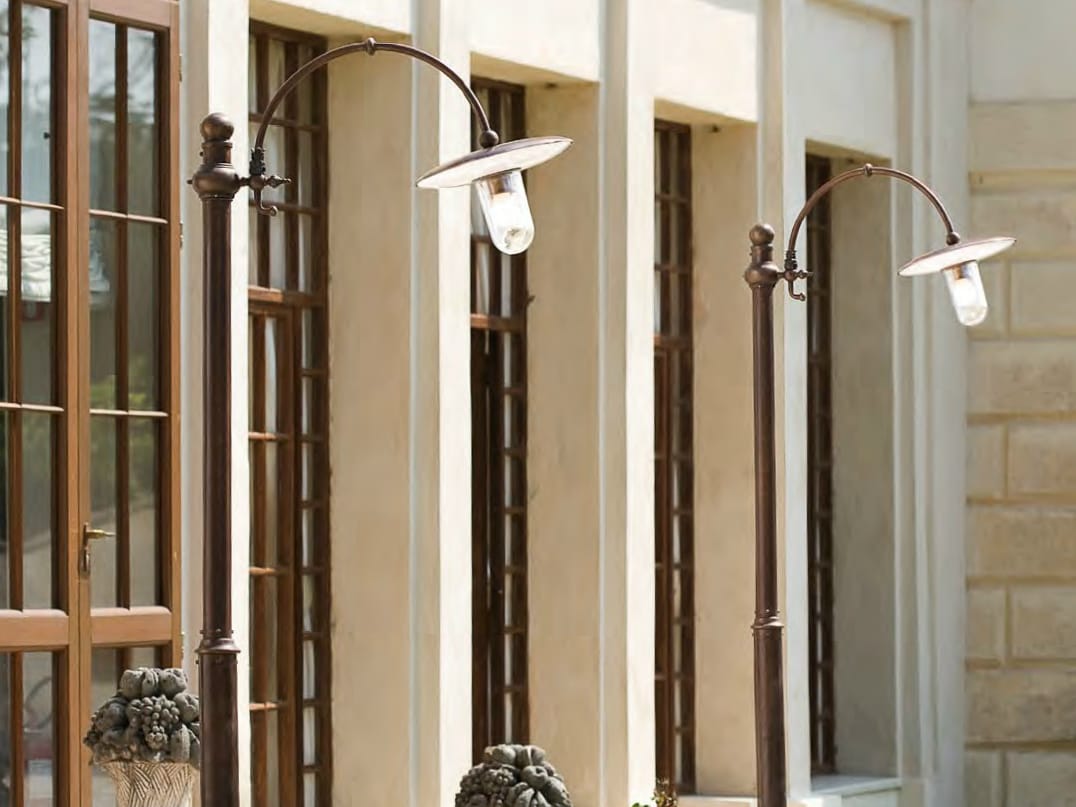 Латунный садовый уличный фонарь Aldo Bernardi Baretton ARCH-00075281