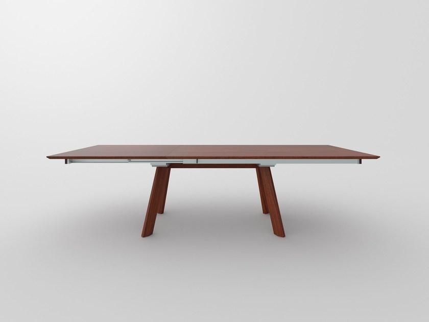 Vitamin Design Раздвижной прямоугольный стол из массива дерева Rhombi sun-id-1408800 - Вид №1