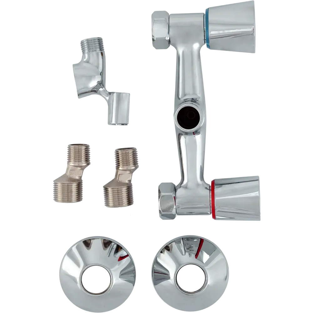 Смеситель для душа Vidima Modern BA318AA двухвентильный цвет хром STLM-2008077 - Вид №2