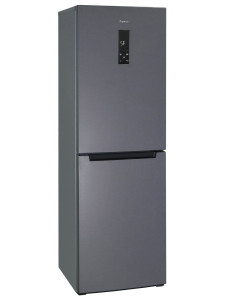 9081560 Холодильник с морозильником   Бирюса W940NF серый