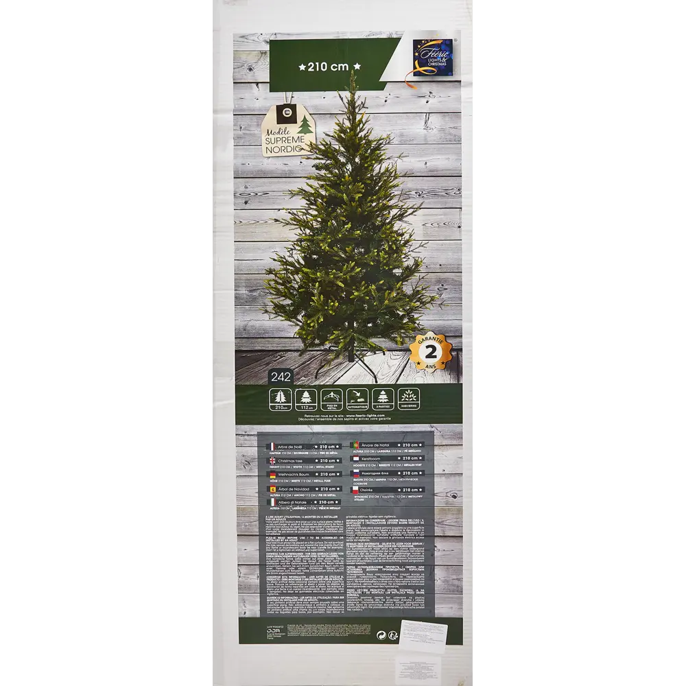 Ель новогодняя искусственная Nordic h210 см Santreyd STLM-2035378 - Вид №5