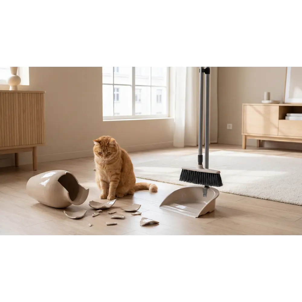 Совок и щетка Ленивка Люкс цвет капучино Santreyd STLM-2174559 - Вид №3