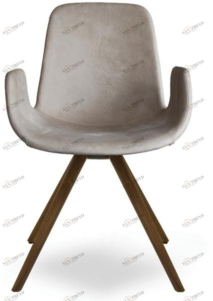 Tonon Мягкое кресло с подлокотниками на деревянных ножках Step 904.l4