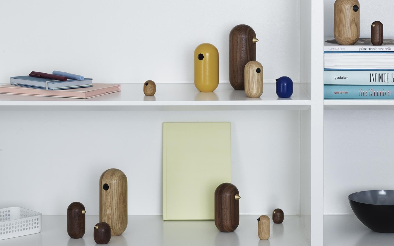 100244 Маленькая птичка 7 см Орех Норманн Копенгаген Normann Copenhagen  - Вид №1