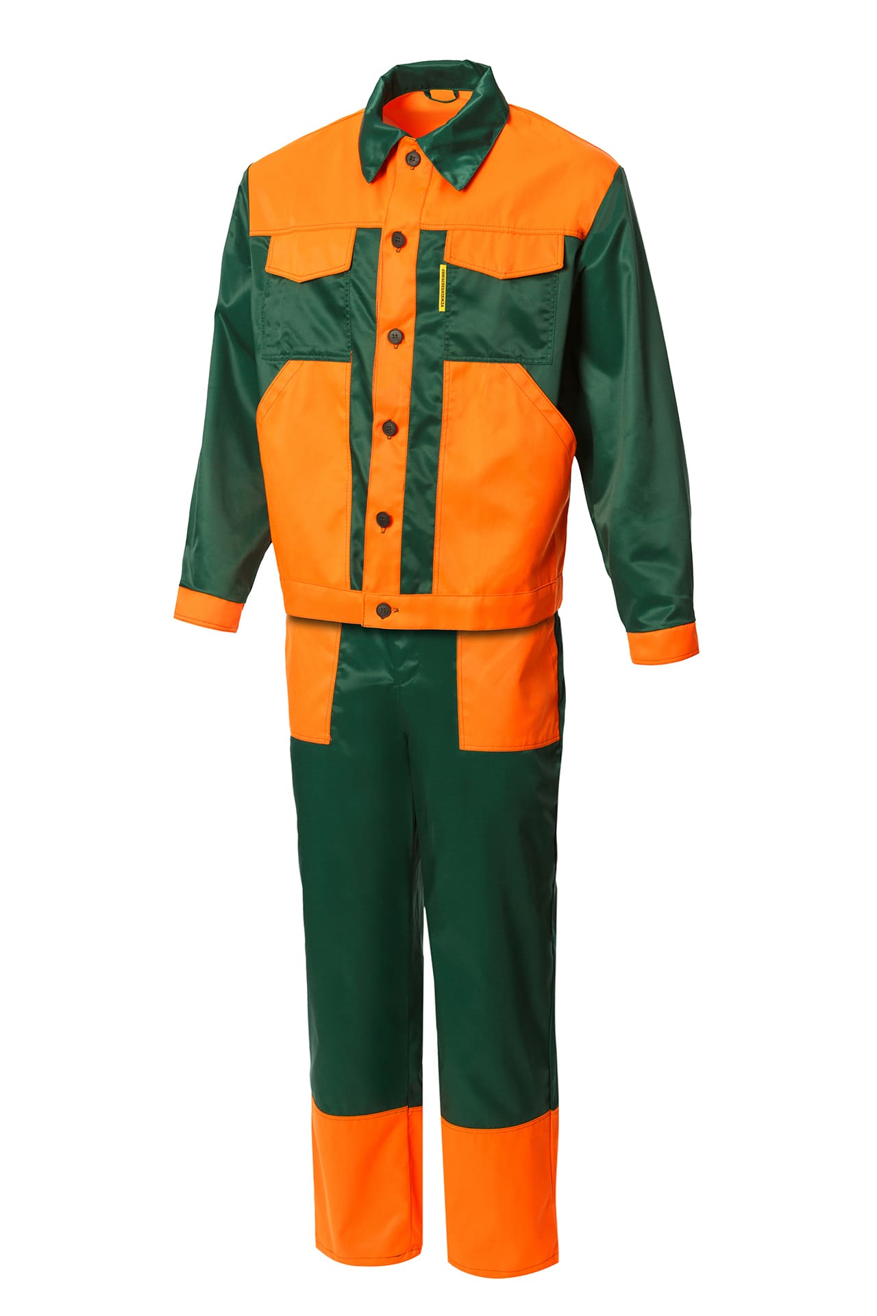 61670 Костюм "Мастер" оранжево-зеленый  Летняя спецодежда  размер 60-62/182-188 