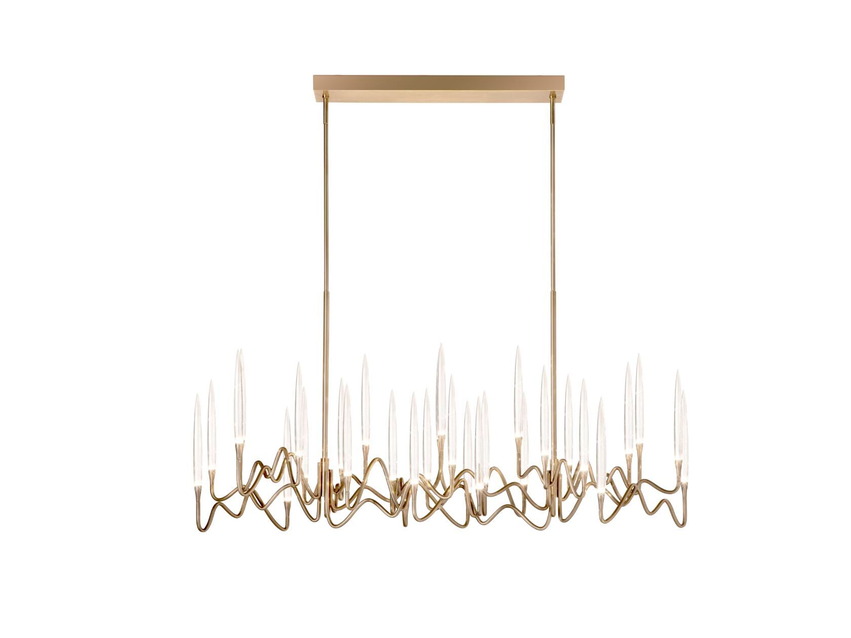 Латунный светодиодный подвесной светильник Il Pezzo Mancante кусок 3 ARCH-00098736 - Вид №1