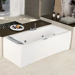 Ванна Y Hydromassage Novellini SENSE 6 с набортным смесителем и боковыми панелями