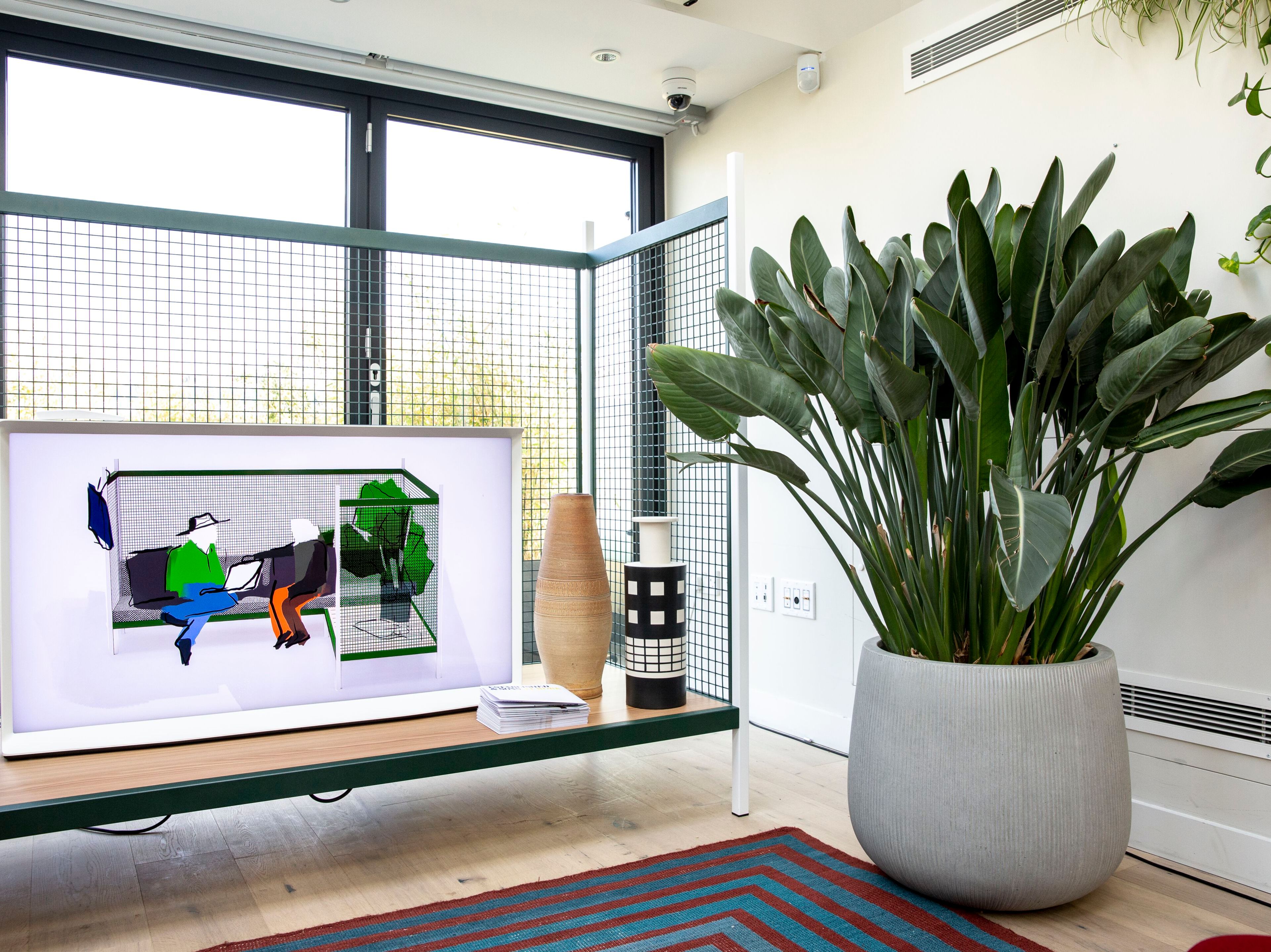 Офис двухсторонний угловой диван Established&Sons сетка ARCH-00116515 - Вид №22