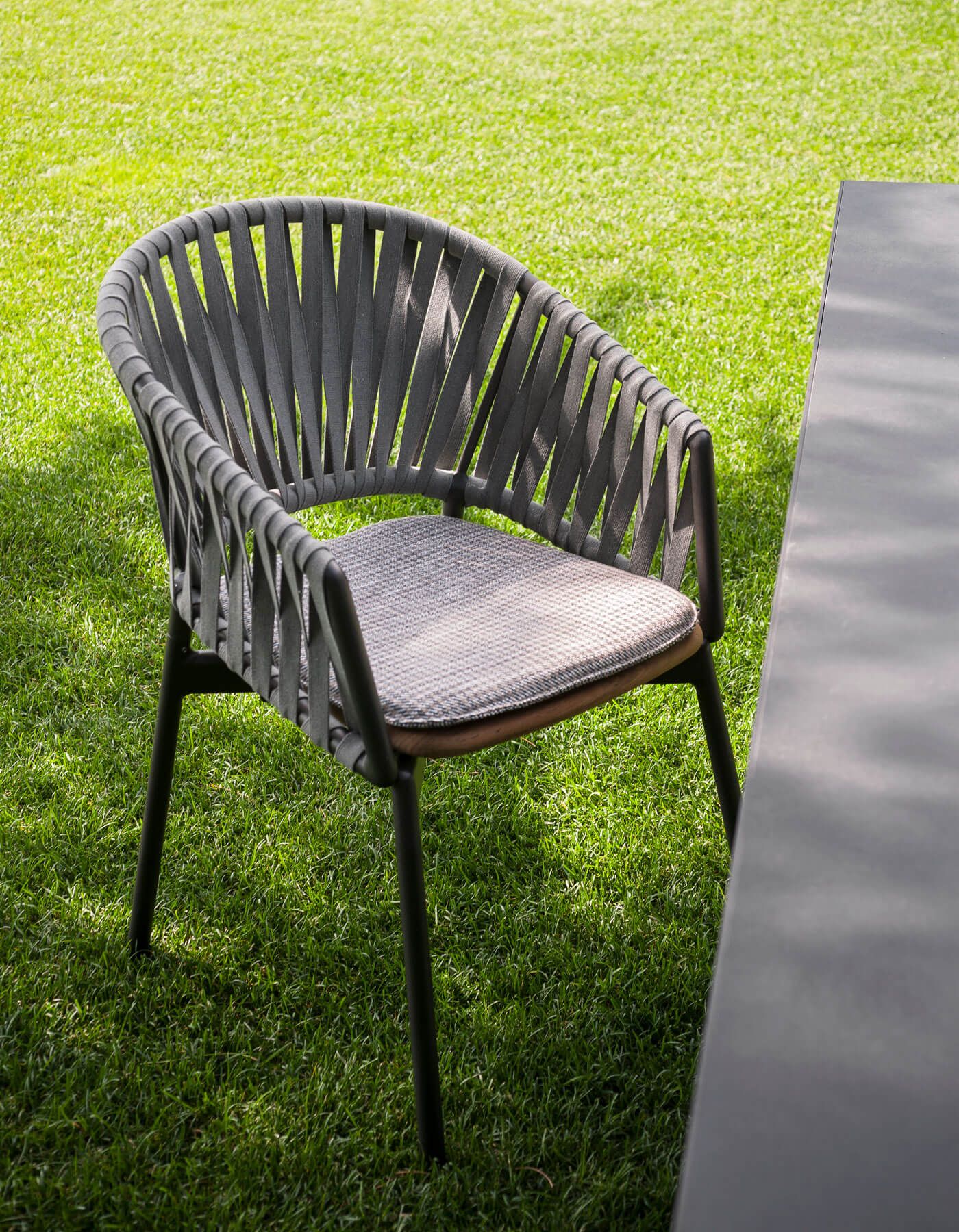 Садовое кресло из ремней и тика RODA Piper ARCH-00144255 - Вид №2