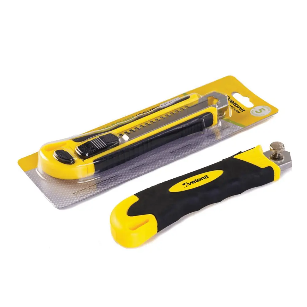 Нож строительный Vetonit Мини 71703 пластик сегментное лезвие 18 мм STLM-2048982 - Вид №1