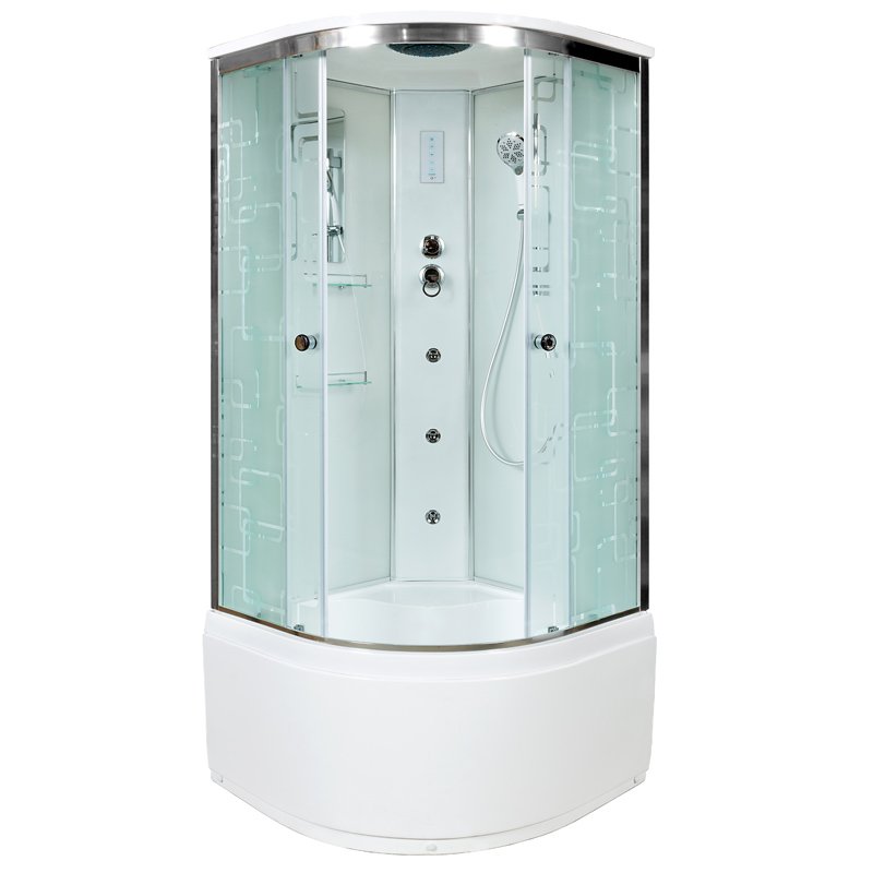 ЕМ2712 L LED с гм. Душевая кабина DETO Серия ЕМ ЕМ4590 с гм. и эл.