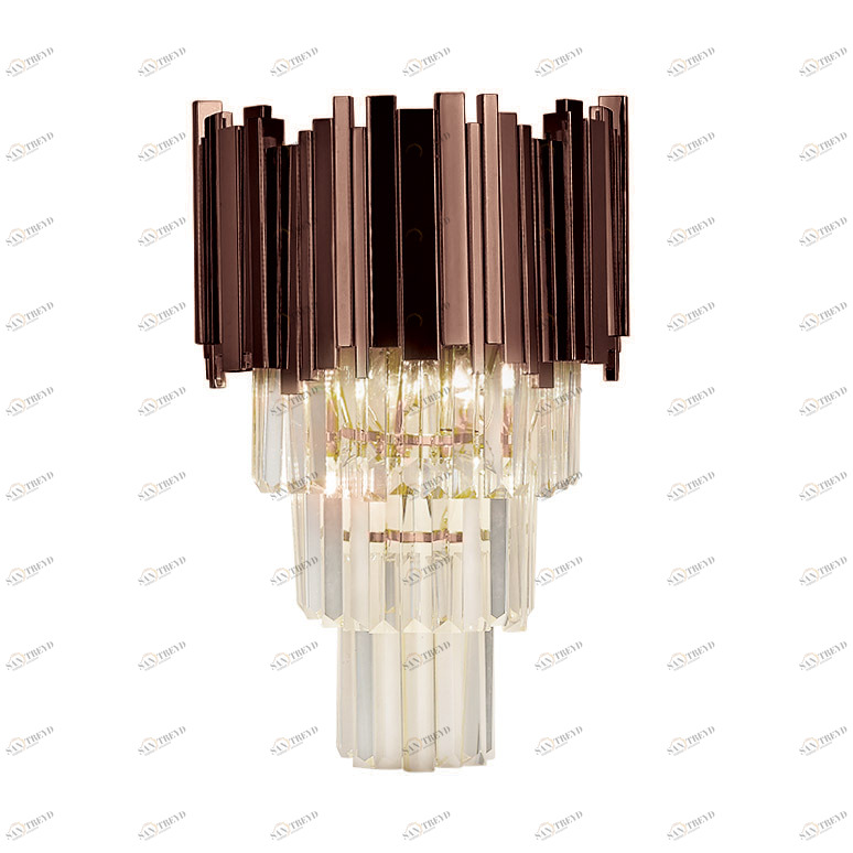 Светильник настенный коричневый Barclay A2 dark Brown DELIGHT COLLECTION  00-3882906 Коричневый 
