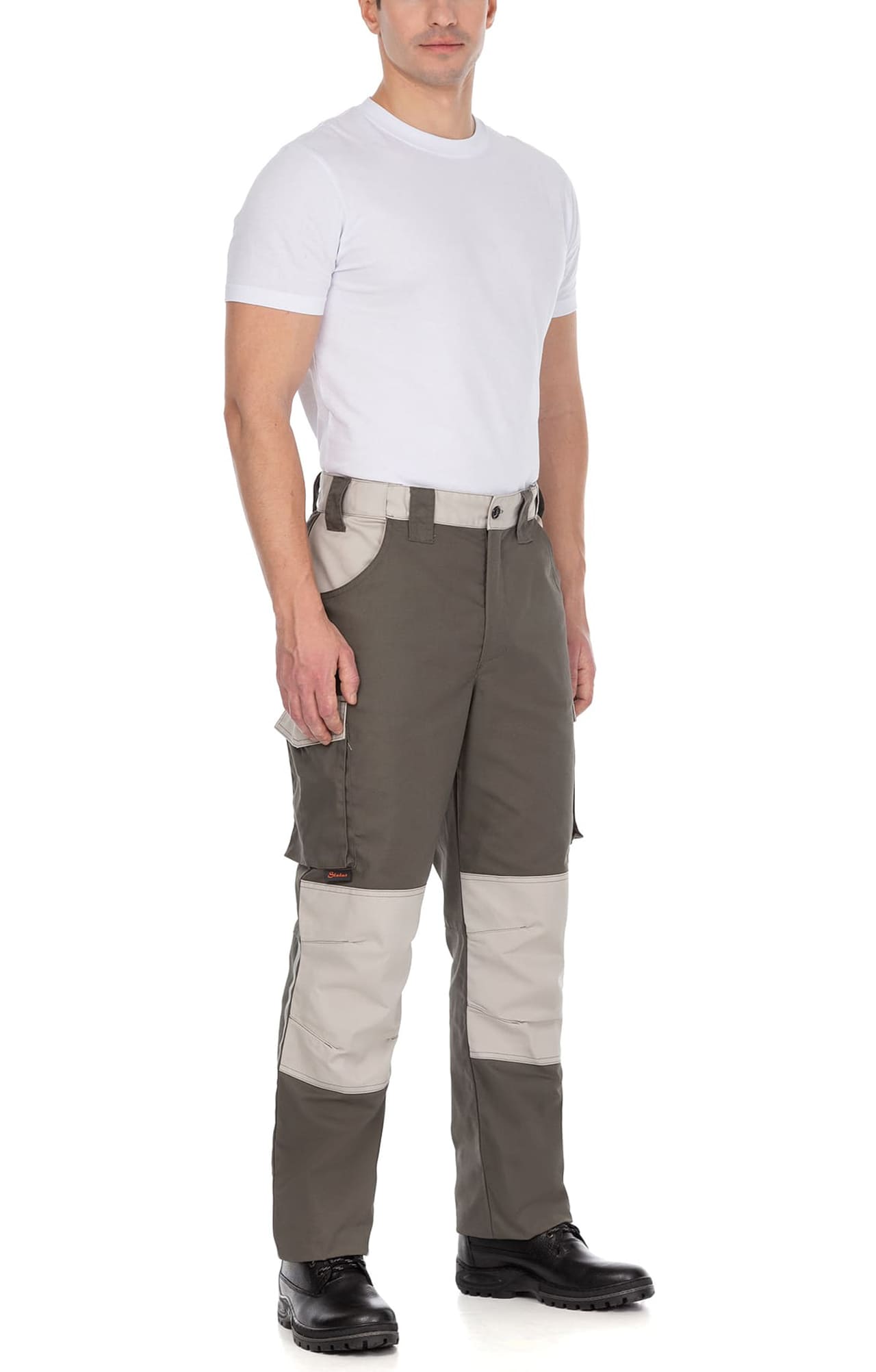 4957103 Костюм  NEW серый хаки с серым песком STATUS  Летняя спецодежда  размер 56-58/170-176  - Вид №13