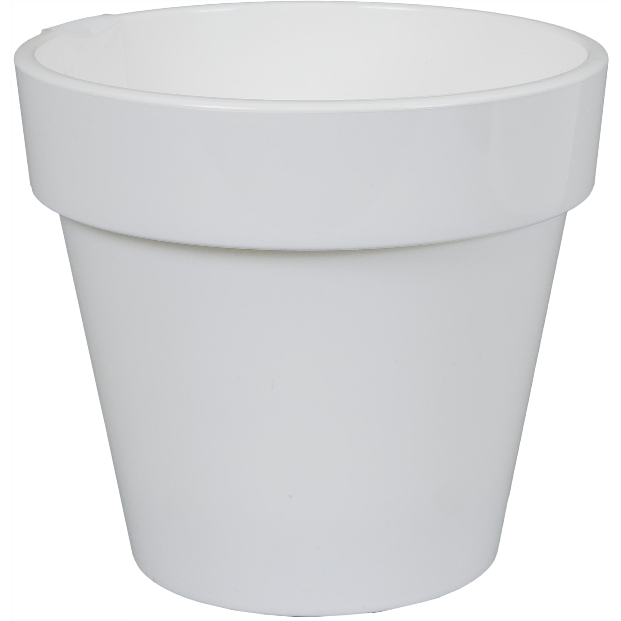 82116245 Кашпо ø17.5 h16 см v2.4 л пластик белый Порто Santreyd