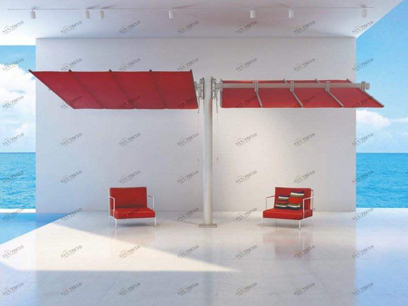 FIM Двойной регулируемый прямоугольный зонт Flexy sun-id-1516516