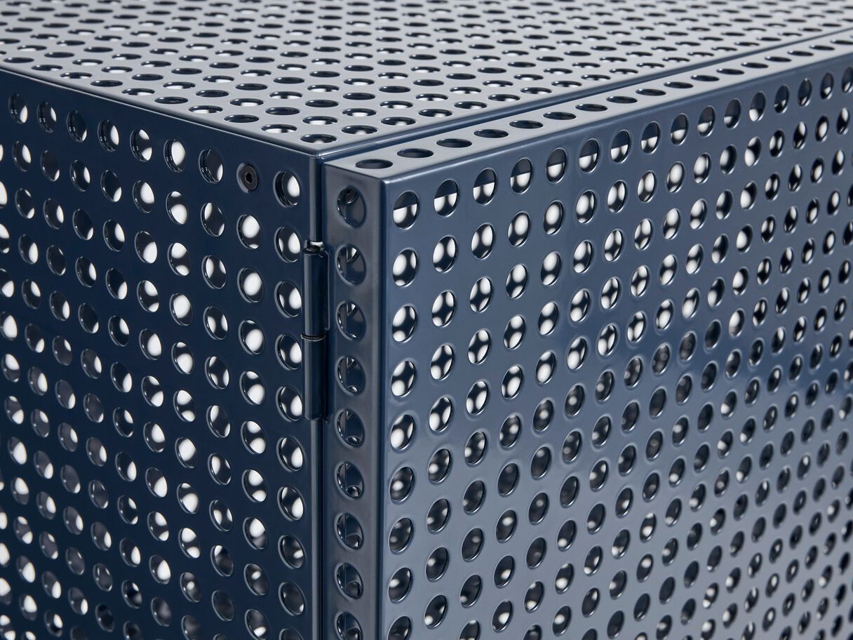 Горизонтальный стальной навесной шкаф с порошковым покрытием Hay перфорированный шкаф ARCH-00134850 - Вид №6