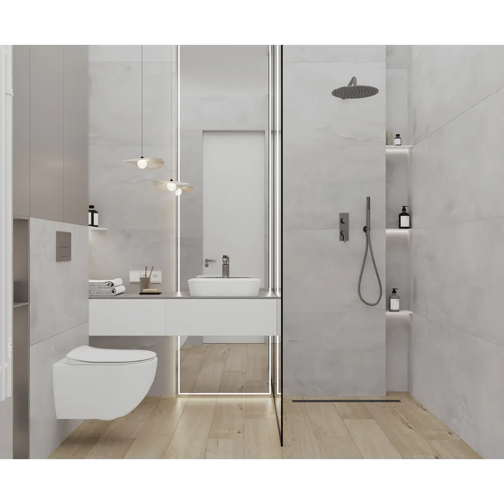 Керамогранит Laparet Onyx Silk Grey 60x120 см сатинированный 89440031 STLM-1584068 - Вид №3