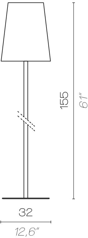 Contardi Торшер из металла Quadra sun-id-1374449 - Вид №5