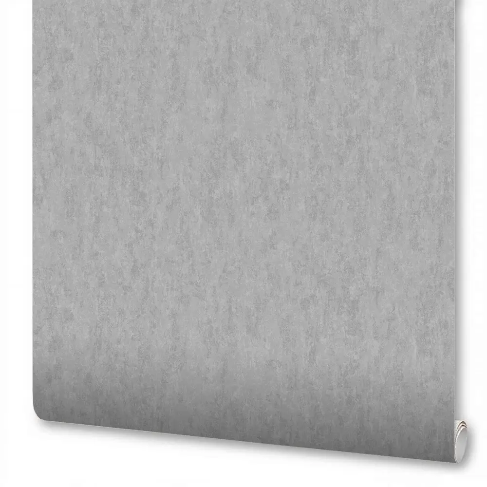 NEW AGE Visconti - серые флизелиновые обои с эффектом штукатурки 89369650