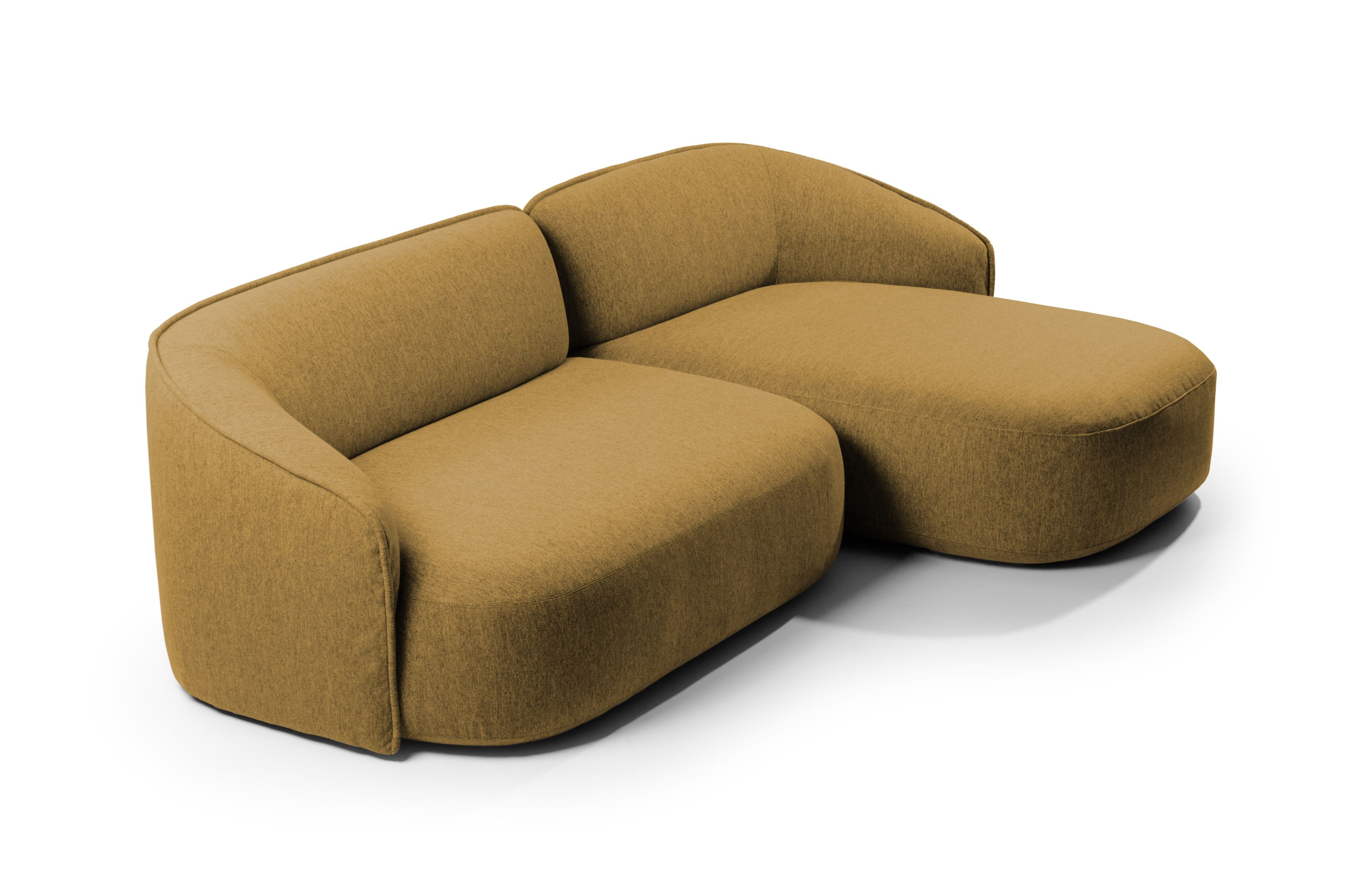 Секционный тканевый диван с полуостровом True Design SIBYLLA ARCH-00027547 - Вид №1