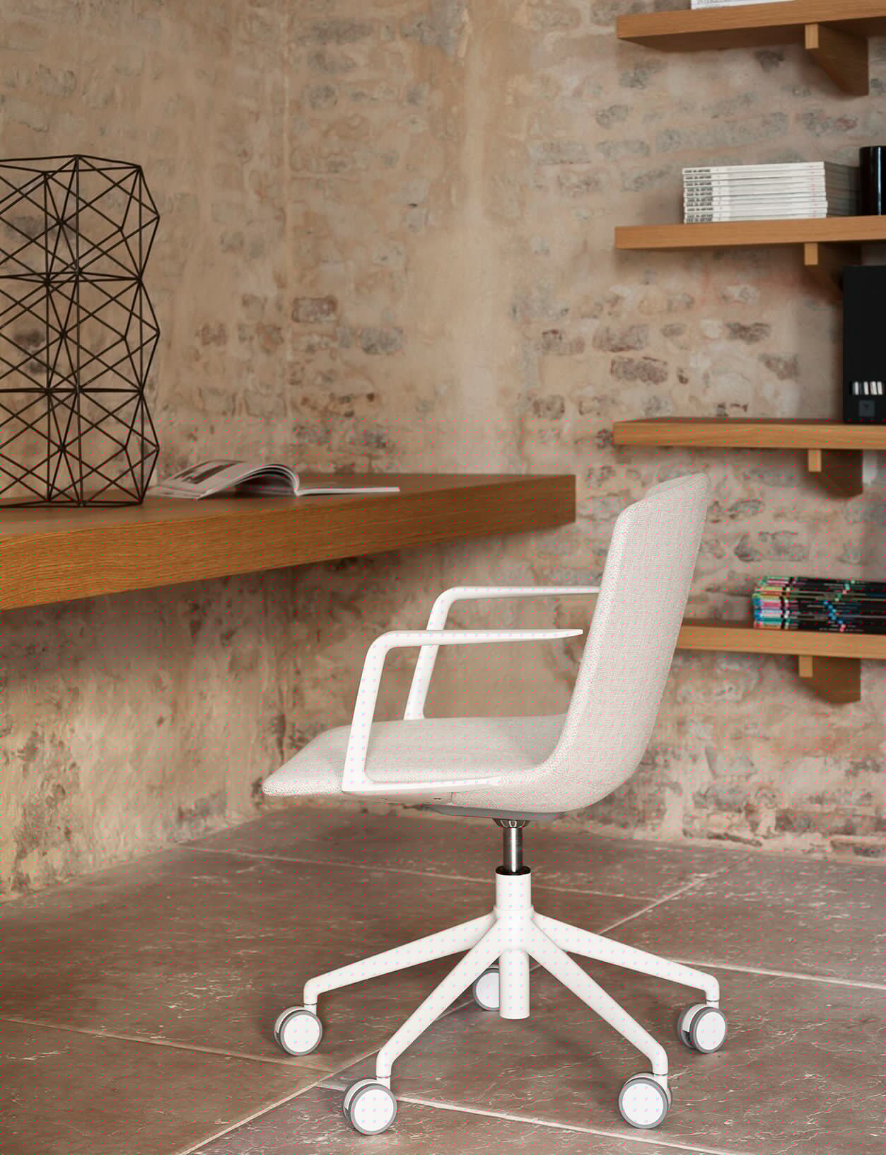 5-спицевое вращающееся офисное кресло с колесами Desalto Calum ARCH-00024294 - Вид №5