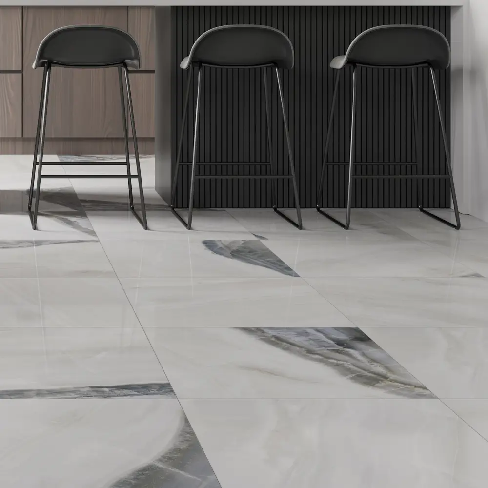 Керамогранит Onyх Sky 60x60 см 1.44 м² цвет белый Santreyd Onyx Sky STLM-2012145