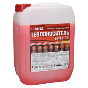 Теплоноситель Glanz Extra GL-400 -65°C 10 кг этиленгликоль концентрат