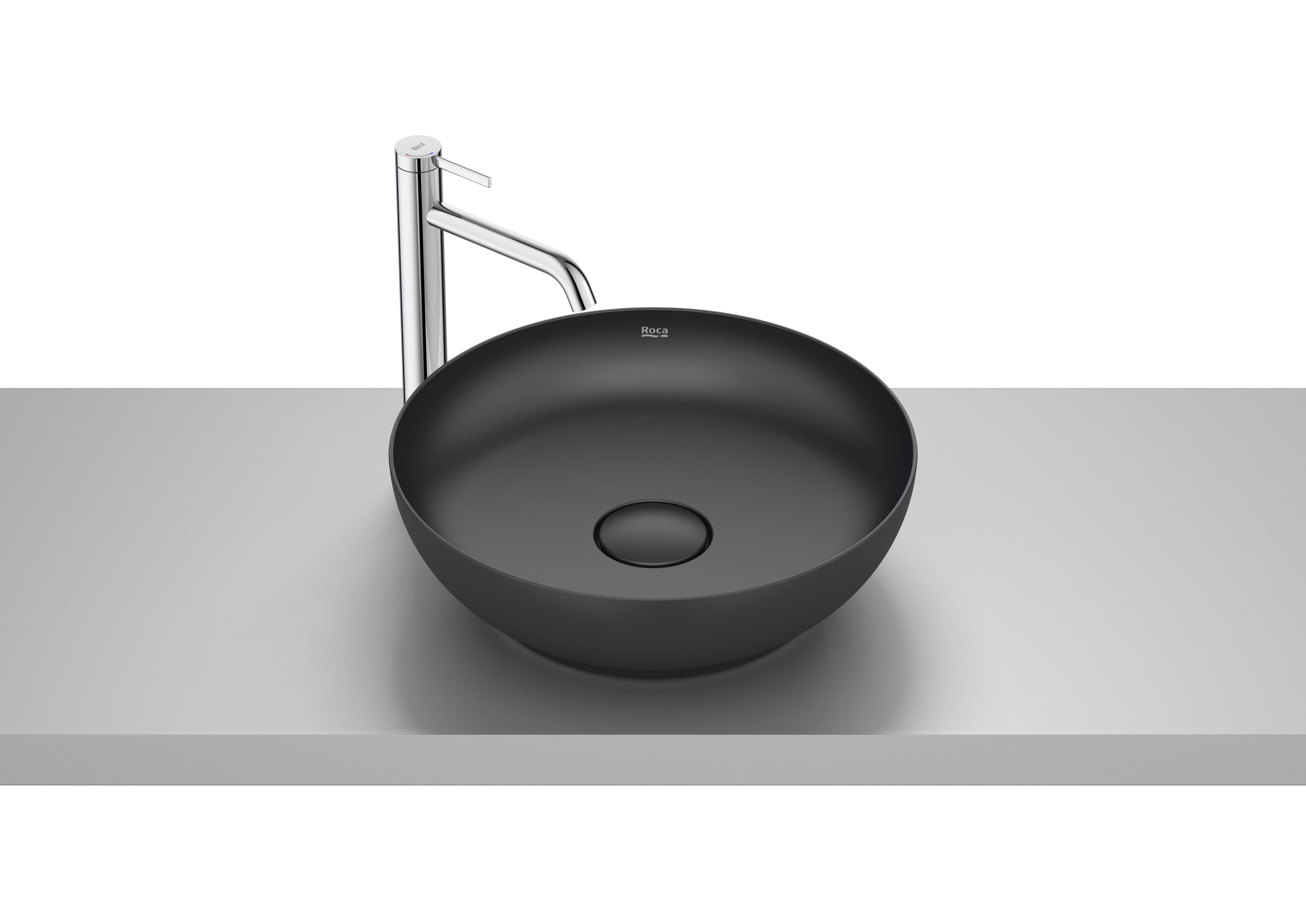 Фарфоровая столешница круглый умывальник Roca BOL 32787M..0 ARCH-00038986 - Вид №2