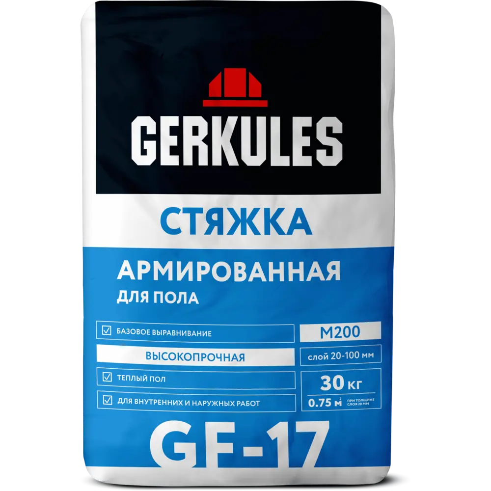 Стяжка пола Gerkules GF-17 30 кг STLM-2124799