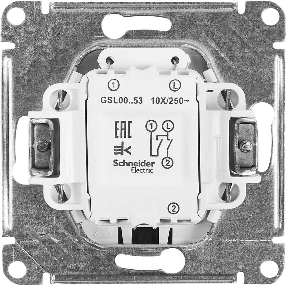 Schneider Electric Glossa — выключатель трёхпозиционный антрацит 86710476 STLM-0070846 - Вид №2
