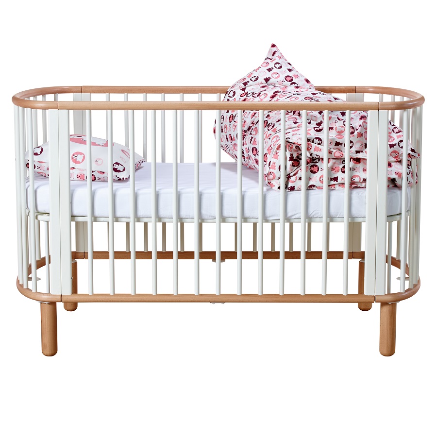 Кроватка Flexa Baby, белая с лакированными ножками, 88х145х75 см 801780195 - Вид №18