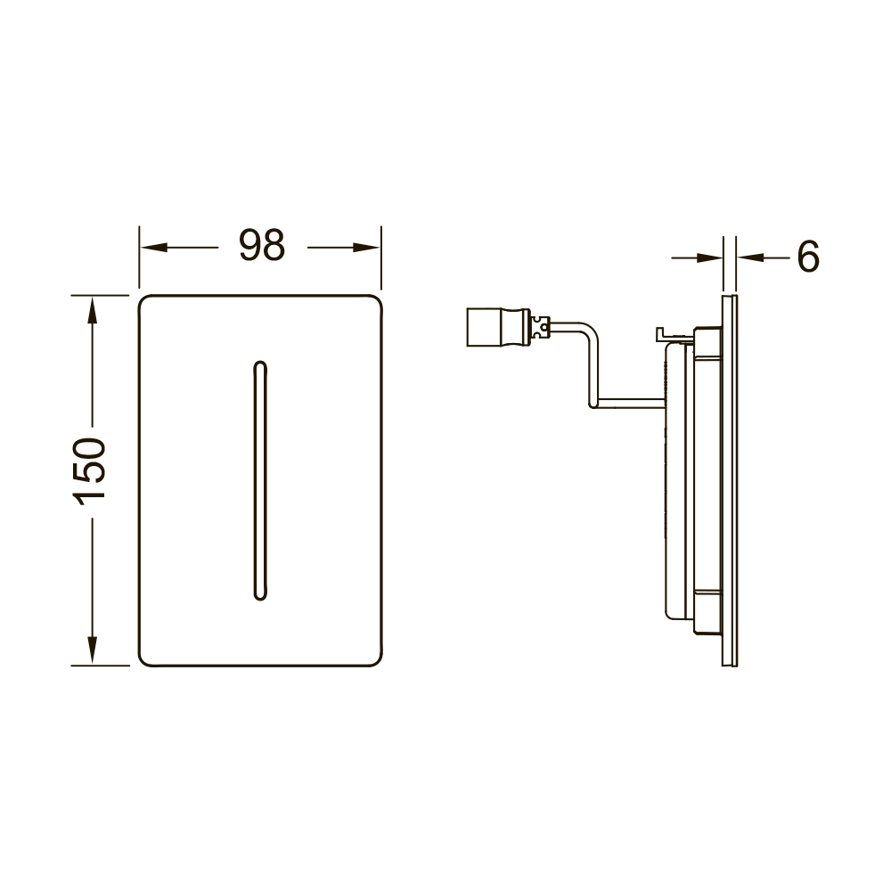 9242039 filo-Solid электронные системы смыва Tece  - Вид №1