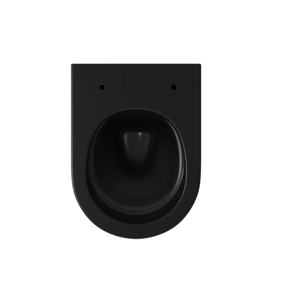 Комплект инсталляция с унитазом Culto Dufi с кнопкой цвет черный матовый STLM-2179120 - Вид №4