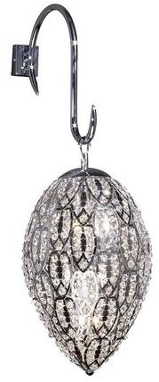 VGnewtrend Настенный светильник на несъемном кронштейне с кристаллами Arabesque sun-id-1464317 - Вид №7