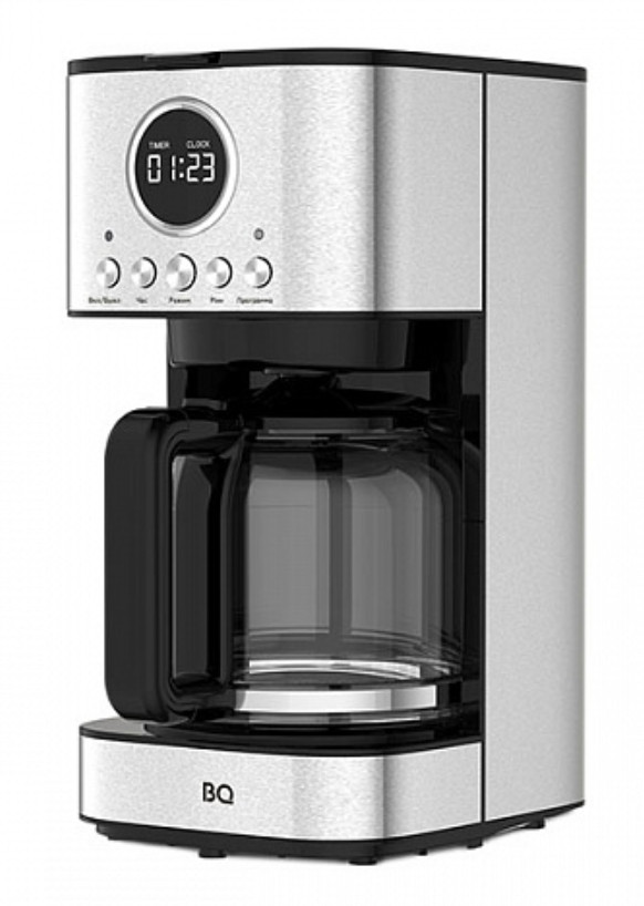 9073255 Кофеварка капельная BQ CM1007 Steel-black серебристый STDN-0092382