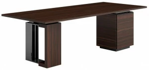 Capital Collection Прямоугольный деревянный стол с ящиками Tycoon