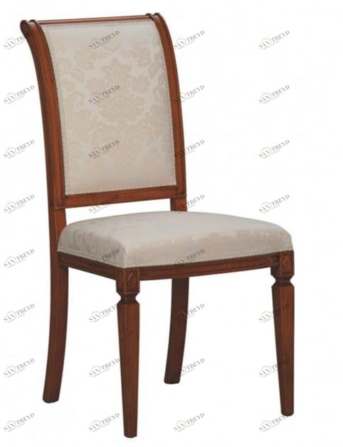 SELVA Стул из бука и ткани с открытой спинкой Villa borghese 1370