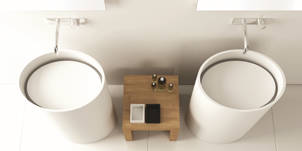 LTJ07385 Накладная раковина на столешницу  овальная MOMA Design  - Вид №1