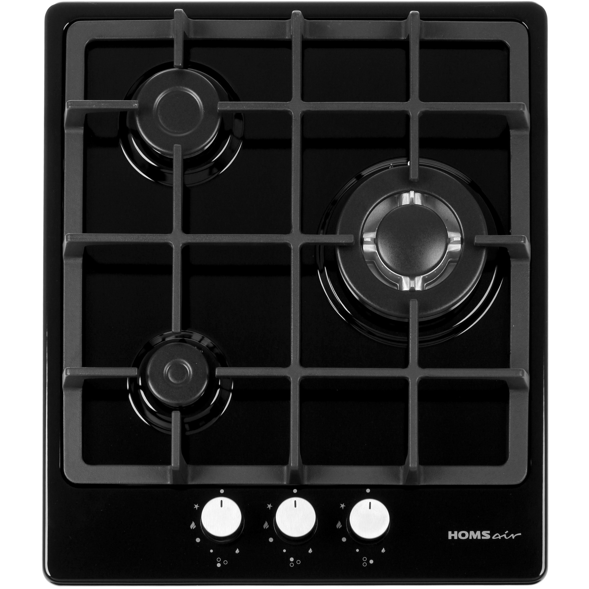 8160045 Газовая варочная поверхность HOMSair HGE433TGCBK STDN-0038898
