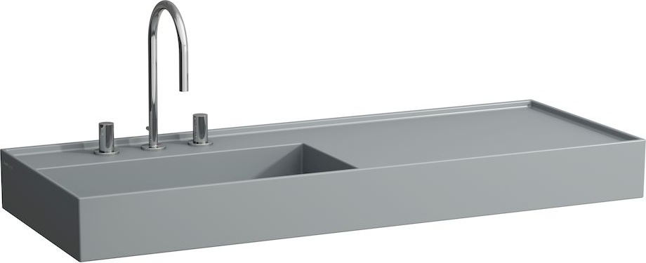 H8133320208151 Раковина, полочка справа, со специальным скрытым сливом LAUFEN PRO - Вид №8