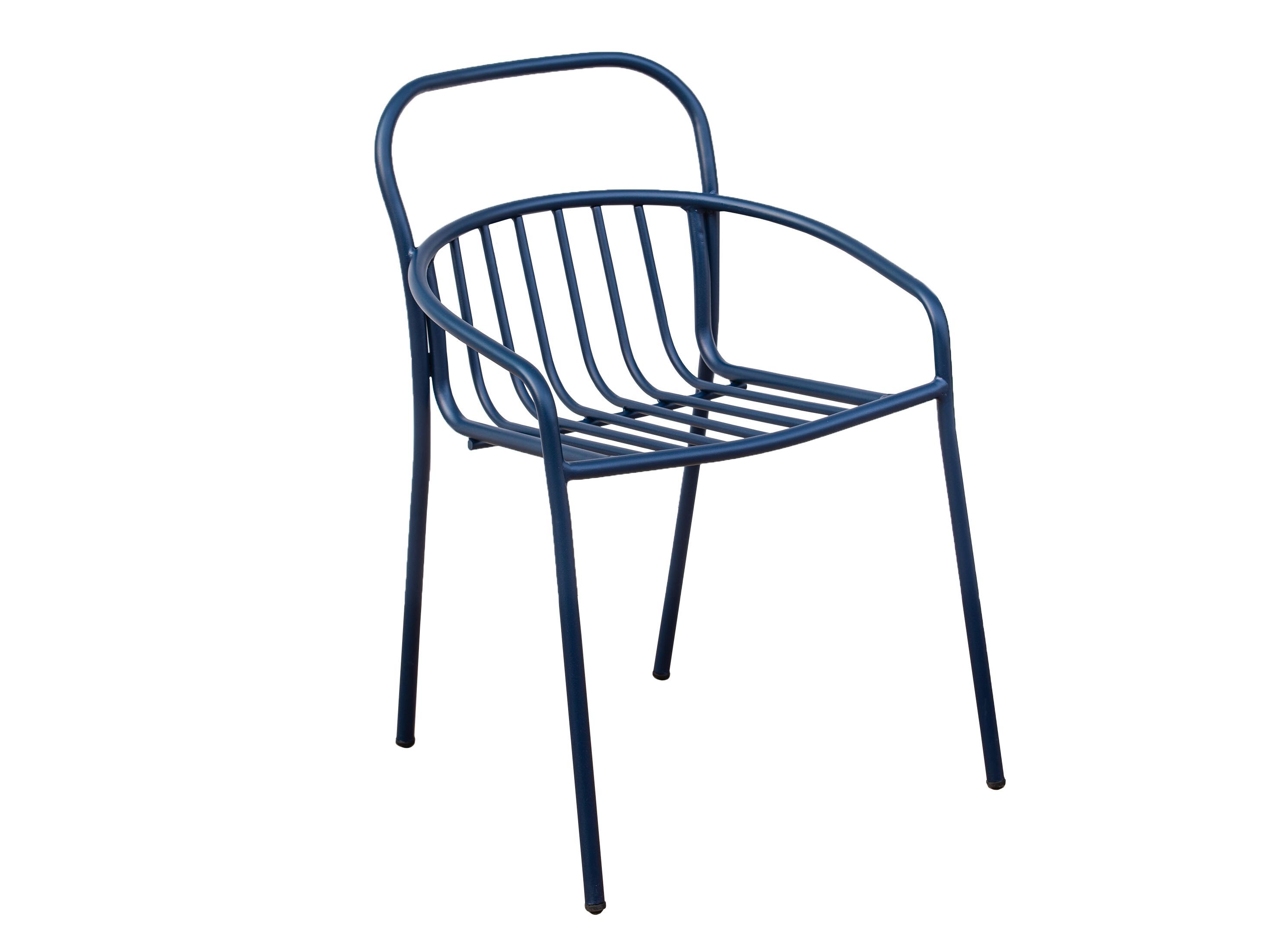 Стальной стул с порошковым покрытием с подлокотниками iSimar Cestat ARCH-00139801