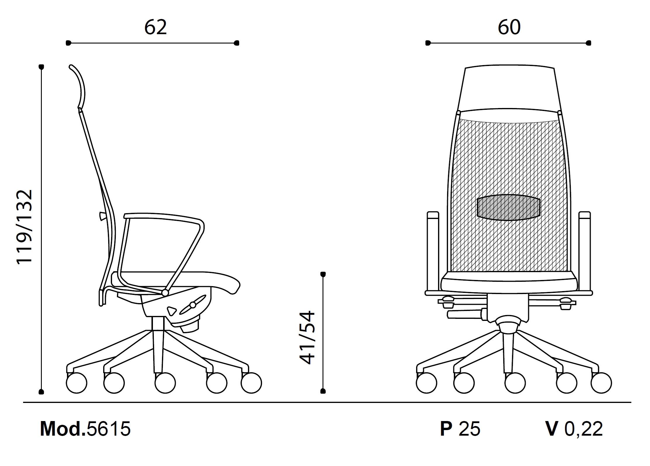 Вращающееся офисное кресло с высокой спинкой Ares Line Link Plus ARCH-00087686 - Вид №6