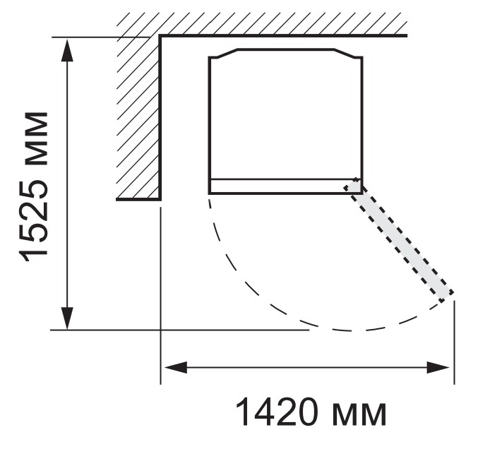 7919031 Холодильник с морозильником   Sharp SJXP59PGBK черный STDN-0144415 - Вид №12