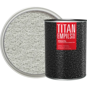 Грунт-эмаль 3 в 1 Ореол Titan молотковая цвет серебро 0.8 кг