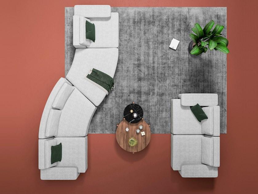 DE.CI Изогнутый модульный диван из ткани Claw sun-id-1494587 - Вид №1