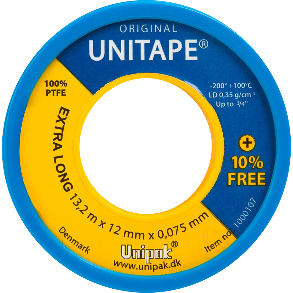 Лента-фум UNITAPE LD 12мм х 0,075мм, 13,2 м Santreyd STLM-2137401