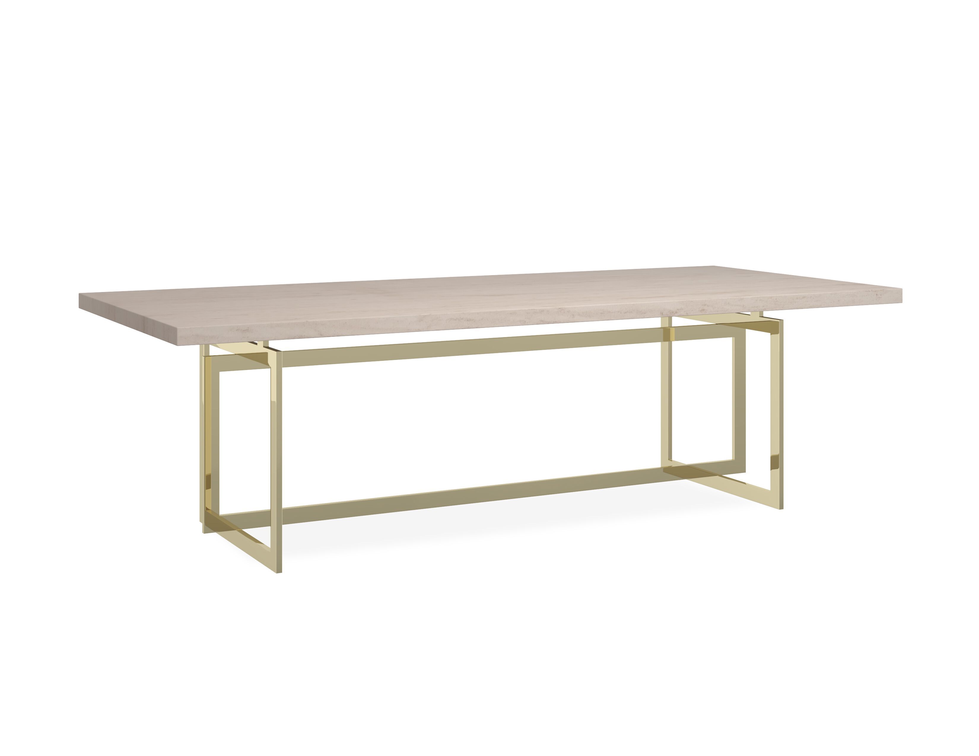 Прямоугольный мраморный обеденный стол Caracole WISH YOU WERE HERE ARCH-00069001 - Вид №9